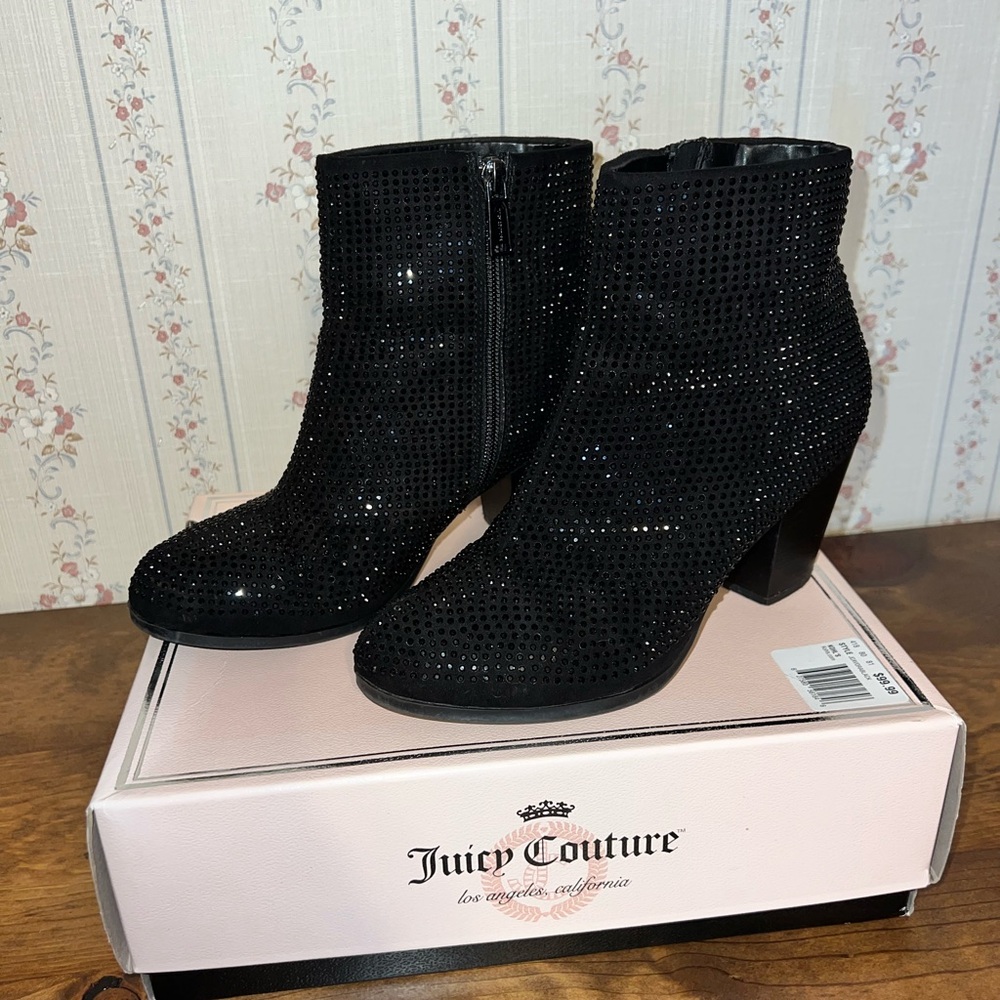 Juicy Couture Black Ankle Boots